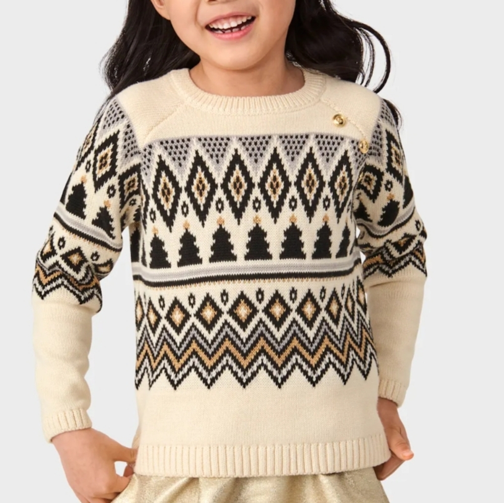 Gymboree Toddler Geometric Cotton Sweater